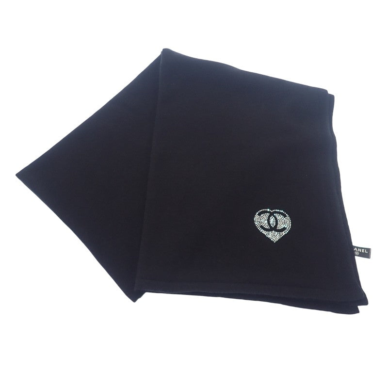 【商談中/対象者以外注文不可】シャネル CHANEL ココマーク AAA738 B19157 94305 マフラー カシミヤ ブラック レディース【中古】【Aランク】
