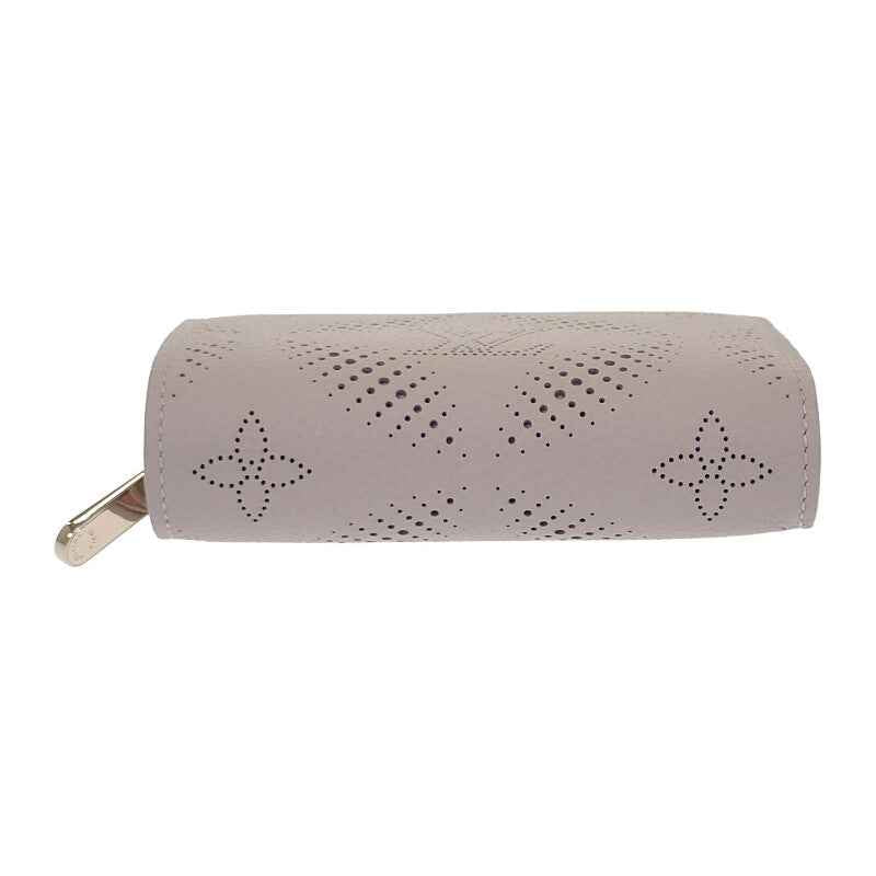 ルイヴィトン LOUIS VUITTON ポルトフォイユ・クレア M13470 二つ折り財布 モノグラムマヒナ ブルームグレー ピンク ゴールド金具 レディース【中古】【Aランク】