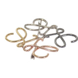 ロエベ LOEWE アナグラム J000245X10 ブローチ メタル マルチカラー ゴールド シルバー レディース【中古】【ABランク】