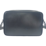 セリーヌ CELINE ミディアムメッセンジャー 194503DOT.38SI ショルダーバッグ カーフ ブラック シルバー金具 レディース メンズ ユニセックス【中古】【ABランク】