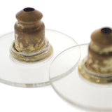 シャネル CHANEL スクエア ココマーク ABA287 B10466 NM942 ピアス メタル クリスタル ゴールド レディース【中古】【ABランク】