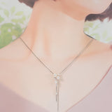 タサキ TASAKI クラスター スウィング P-13524-WGK18 ネックレス K18ホワイトゴールド パール ホワイト シルバー ダイヤモンド レディース【中古】【Aランク】