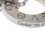 カルティエ CARTIER ラブ サークル B7219400 ネックレス K18ホワイトゴールド ダイヤモンド レディース【中古】【Aランク】