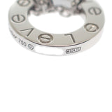 カルティエ CARTIER ラブ サークル B7219400 ネックレス K18ホワイトゴールド ダイヤモンド レディース【中古】【Aランク】