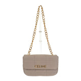 セリーヌ CELINE マトラッセモノクローム 111273EPZ.02TR ショルダーバッグ ゴートレザー アイボリー ゴールド金具 レディース【中古】【Aランク】
