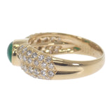 その他 otherメレリオ・ディ・メレー MELLERIO dits MELLER エメラルド 14号 リング K18イエローゴールド グリーン エメラルド ダイヤモンド レディース【中古】【Aランク】