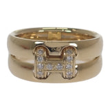 エルメス HERMES オランプダイヤ 12.5号 リング K18イエローゴールド ダイヤモンド 53 レディース メンズ【中古】【Aランク】