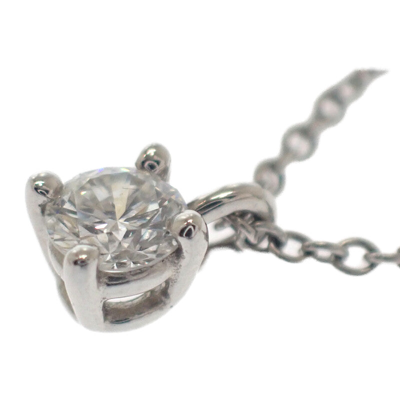 ティファニー TIFFANY&Co. ソリティアペンダント ネックレス Pt950プラチナ ダイヤモンド レディース【中古】【Aランク】