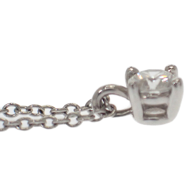 ティファニー TIFFANY&Co. ソリティアペンダント ネックレス Pt950プラチナ ダイヤモンド レディース【中古】【Aランク】