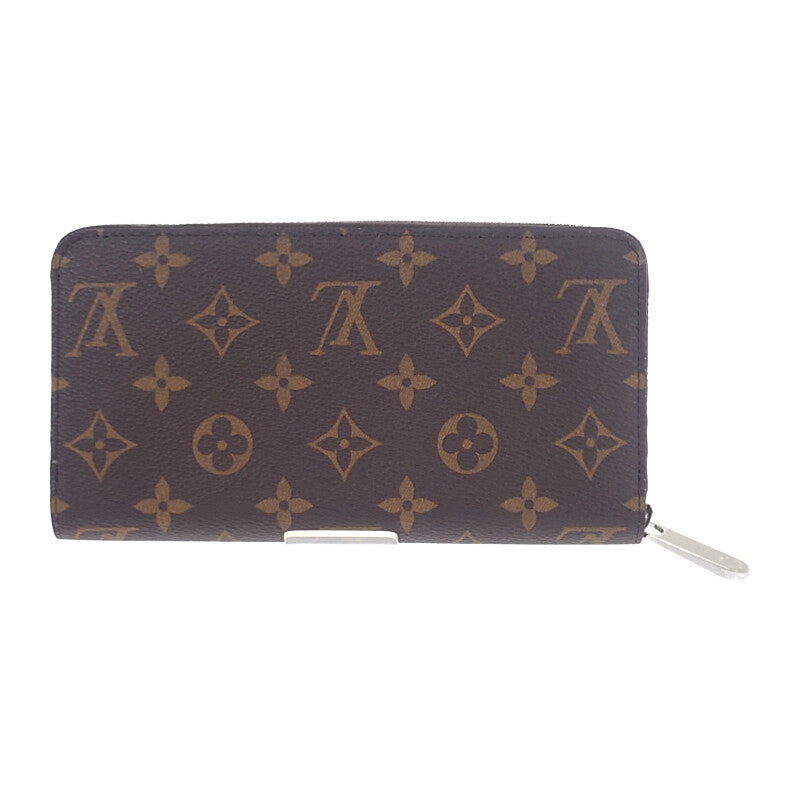 ルイヴィトン LOUIS VUITTON ジッピーウォレット 日本限定 M27029 モノグラム 長財布 シルバー レディース メンズ【中古】【Sランク】