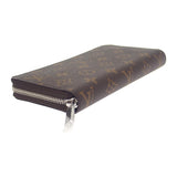 ルイヴィトン LOUIS VUITTON ジッピーウォレット 日本限定 M27029 モノグラム 長財布 シルバー レディース メンズ【中古】【Sランク】