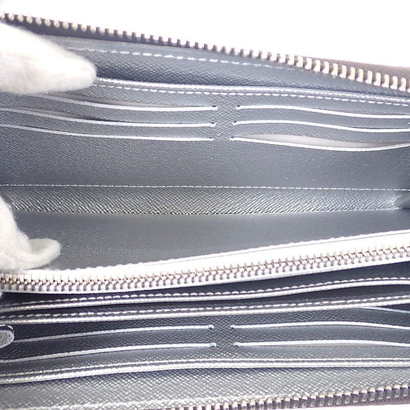ルイヴィトン LOUIS VUITTON ジッピーウォレット 日本限定 M27029 モノグラム 長財布 シルバー レディース メンズ【中古】【Sランク】