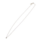 デザインジュエリー 1粒ダイヤ ネックレス K18イエローゴールド ダイヤモンド レディース【中古】【Aランク】