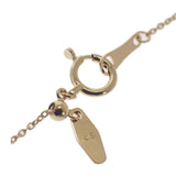 デザインジュエリー 1粒ダイヤ ネックレス K18イエローゴールド ダイヤモンド レディース【中古】【Aランク】
