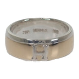 エルメス HERMES Hロゴ 15号 リング シルバー925 K18イエローゴールド レディース メンズ【中古】【Aランク】