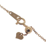 デザインジュエリー 一粒ダイヤ ネックレス K18ピンクゴールド ダイヤモンド レディース【中古】【Aランク】