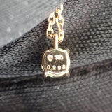 デザインジュエリー 一粒ダイヤ ネックレス K18ピンクゴールド ダイヤモンド レディース【中古】【Aランク】