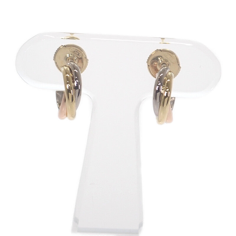 カルティエ CARTIER トリニティ イヤリング B8301540 ピアス K18イエローゴールド K18ピンクゴールド K18ホワイトゴールド レディース【中古】【Aランク】