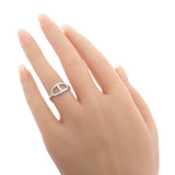 エルメス HERMES シェーヌ・ダンクル・コントゥール MM 13号 H122605B リング K18ホワイトゴールド K18WG ダイヤモンド レディース【中古】【Aランク】