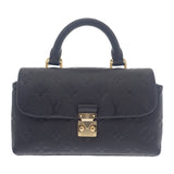 ルイヴィトン LOUIS VUITTON ナノマドレーヌ M12144 2WAYバッグ ハンドバッグ ショルダーバッグ モノグラムアンプラント ブラック ゴールド金具 レディース【中古】【Aランク】
