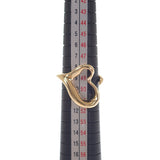 ティファニー TIFFANY&Co. エルサ ペレッティ オープンハート 9号 リング K18イエローゴールド レディース【中古】【Aランク】