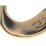 ティファニー TIFFANY&Co. エルサ ペレッティ オープンハート 9号 リング K18イエローゴールド レディース【中古】【Aランク】