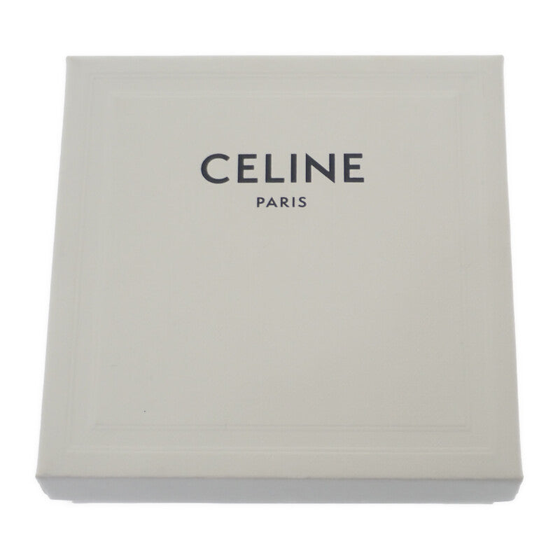 CELINE 賽琳 Maillon Triomphe 編繩手鍊 金屬 黑色 金色 女款 【中古】【A級品】
