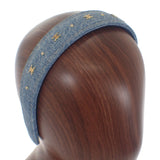 セリーヌ CELINE トリオンフデニムヘアバンド 460YV2BCO.07GD ヘアアクセサリー デニム ブルー ゴールド金具 レディース【中古】【Aランク】