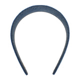 セリーヌ CELINE トリオンフデニムヘアバンド 460YV2BCO.07GD ヘアアクセサリー デニム ブルー ゴールド金具 レディース【中古】【Aランク】