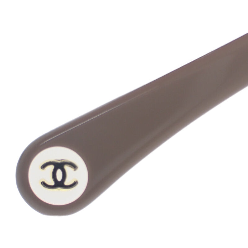 シャネル CHANEL PANTOS SUNGLASSES 5448-A サングラス プラスチック ブラック グレー シルバー金具 レディース【中古】【Aランク】