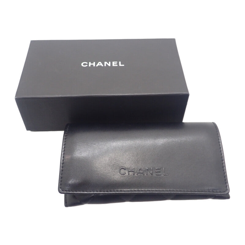 シャネル CHANEL PANTOS SUNGLASSES 5448-A サングラス プラスチック ブラック グレー シルバー金具 レディース【中古】【Aランク】