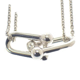 ティファニー TIFFANY&Co. ラージ ダブル リンク ペンダント 63104337 ネックレス シルバー925 レディース メンズ【中古】【Aランク】