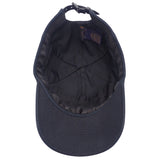 ルイヴィトン LOUIS VUITTON アエログラム M77125 キャップ コットン レザー キュプラ ブラック メンズ【中古】【Aランク】