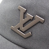 ルイヴィトン LOUIS VUITTON アエログラム M77125 キャップ コットン レザー キュプラ ブラック メンズ【中古】【Aランク】