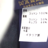 ルイヴィトン LOUIS VUITTON アエログラム M77125 キャップ コットン レザー キュプラ ブラック メンズ【中古】【Aランク】