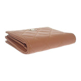 シャネル CHANEL クラシック スモールウォレット AP3388 コインケース グレインカーフレザー キャビアスキン キャメル シルバー金具 レディース【中古】【Aランク】