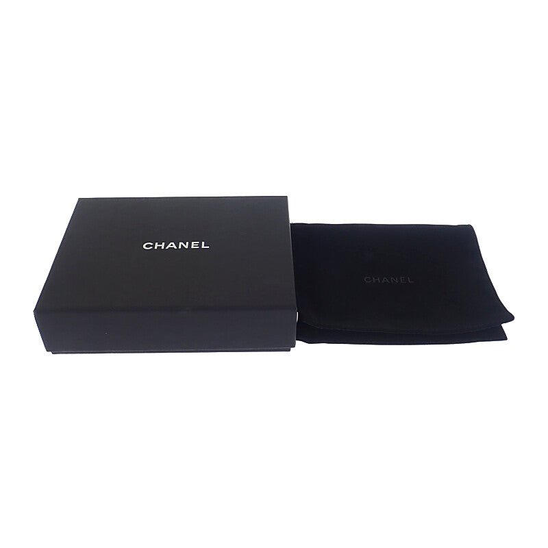 シャネル CHANEL クラシック スモールウォレット AP3388 コインケース グレインカーフレザー キャビアスキン キャメル シルバー金具 レディース【中古】【Aランク】