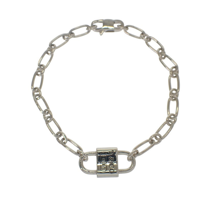 ティファニー TIFFANY&Co. スモール ダブル ロック 73248752 ブレスレット シルバー925 レディース メンズ【中古】【ABランク】