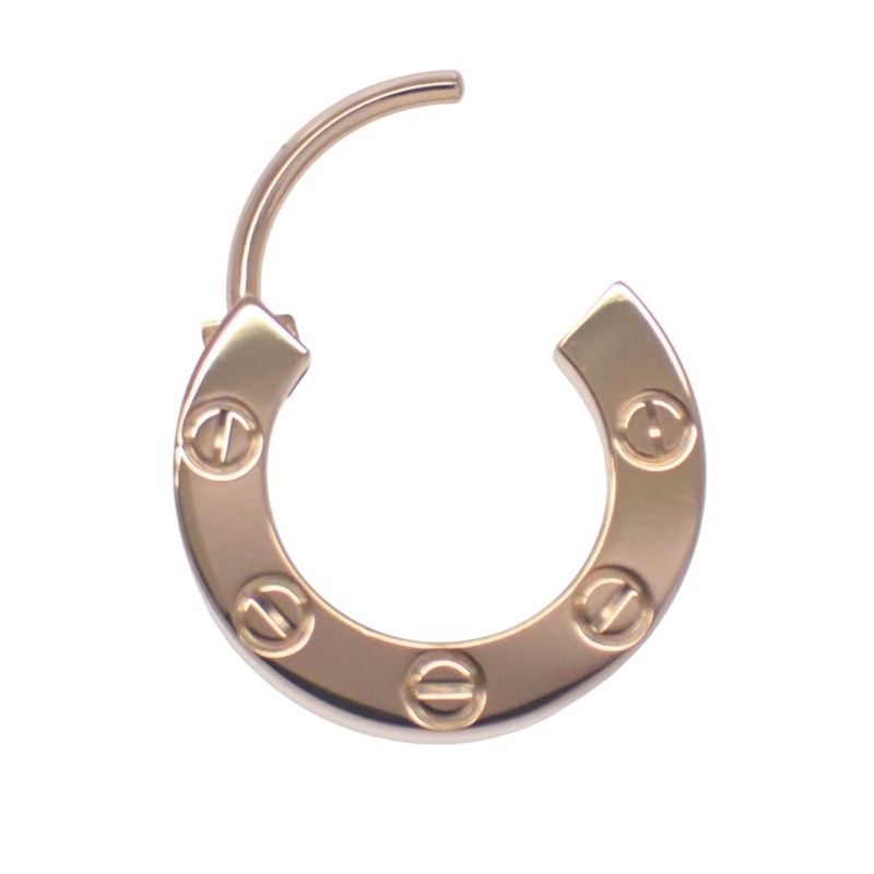 カルティエ CARTIER Love シングル オンライン限定 B8301422 イヤリング K18ピンクゴールド レディース【中古】【Aランク】