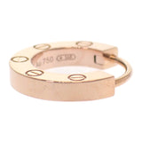 カルティエ CARTIER Love シングル オンライン限定 B8301422 イヤリング K18ピンクゴールド レディース【中古】【Aランク】