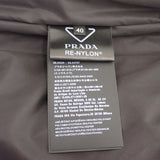 プラダ PRADA Re-Nylon 40 291998_S212_11FC ダウンベスト ナイロン ブラック シルバー金具 レディース【中古】【Aランク】