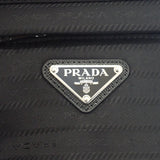 プラダ PRADA Re-Nylon 40 291998_S212_11FC ダウンベスト ナイロン ブラック シルバー金具 レディース【中古】【Aランク】