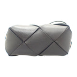 ボッテガヴェネタ BOTTEGA VENETA ミニ カセット カメラバッグ 701915 VCQC2 8425 ショルダーバッグ カーフ ブラック ゴールド金具 レディース メンズ【中古】【Aランク】