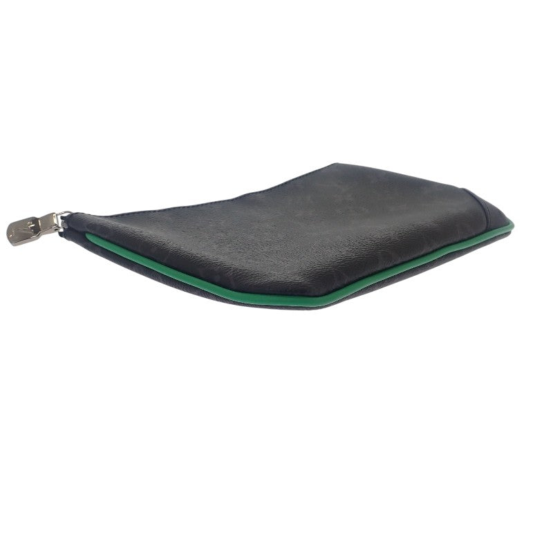 ルイヴィトン LOUIS VUITTON トリオ メッセンジャー M26052 ショルダーバッグ モノグラムエクリプスキャンバス ブラック バンブーグリーン メンズ【中古】【Aランク】