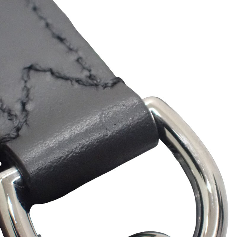 路易威登 LOUIS VUITTON Trio Messenger M26052 斜背包 Monogram Eclipse 帆布 黑色 竹綠色 男款【中古】【A級品】