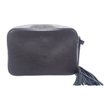 サンローラン SAINT LAURENT ルーカメラバッグ 612542 ショルダーバッグ カーフ ブラック ゴールド金具 レディース【中古】【ABランク】