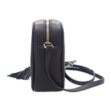 サンローラン SAINT LAURENT ルーカメラバッグ 612542 ショルダーバッグ カーフ ブラック ゴールド金具 レディース【中古】【ABランク】