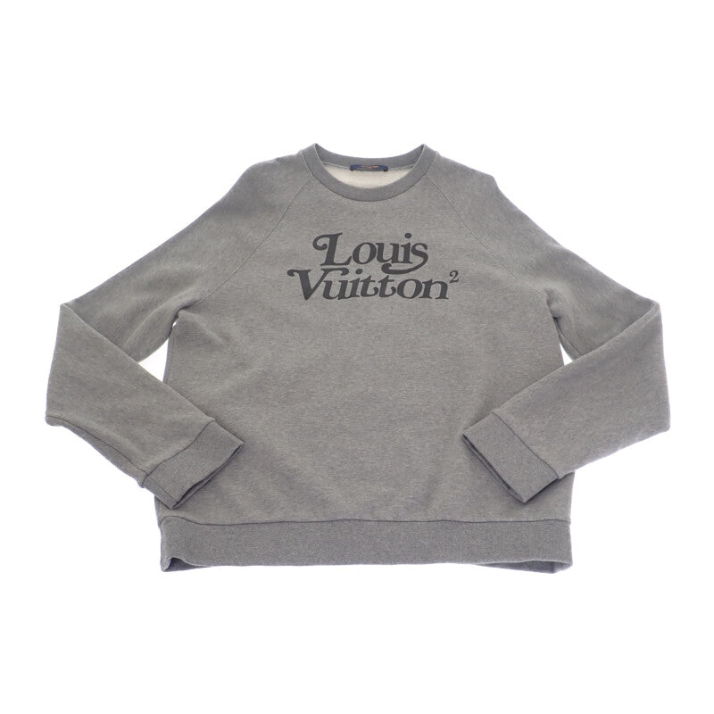 路易威登 LOUIS VUITTON Squared LV運動衫 L HJY13WUYR 1A7X6Z 運動衫 棉 灰色 男款【中古】【AB級】