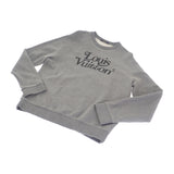 ルイヴィトン LOUIS VUITTON スクエアード LVスウェットシャツ L HJY13WUYR 1A7X6Z スウェット コットン グレー メンズ【中古】【ABランク】