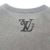 ルイヴィトン LOUIS VUITTON スクエアード LVスウェットシャツ L HJY13WUYR 1A7X6Z スウェット コットン グレー メンズ【中古】【ABランク】
